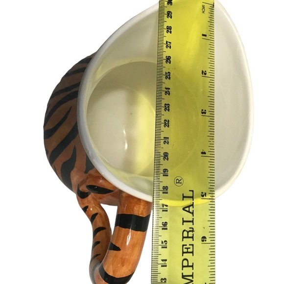 Seymour Mann Ceramic Safari Pitcher, Tiger Design signed - Picture 6 of 6
